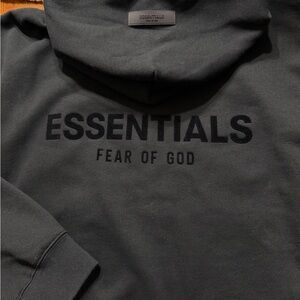 Essentials Dark Gray Hoodie